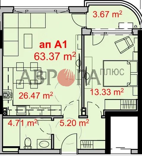 Апартаменты в Бургасе, Болгария, 75 м² - фото 6