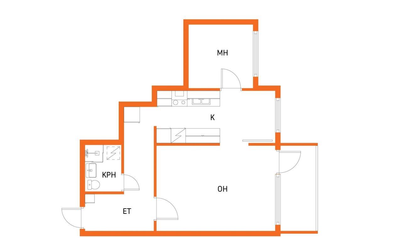 Квартира в Яанекоски, Финляндия, 60 м² - фото 2