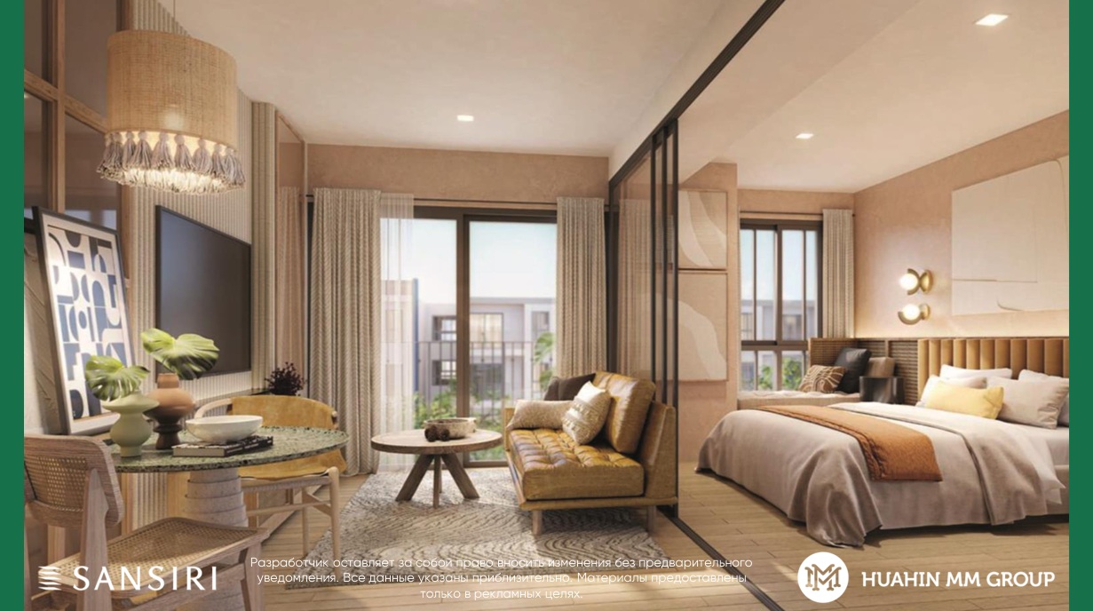 Апартаменты в Хуахине, Таиланд, 50 м² - фото 5