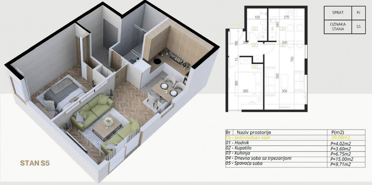 Квартира в Будве, Черногория, 30 м² - фото 6