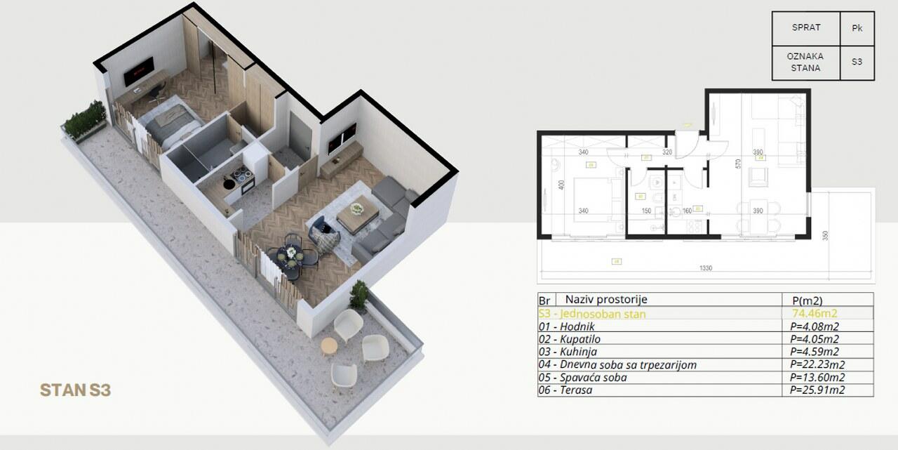 Квартира в Будве, Черногория, 30 м² - фото 8