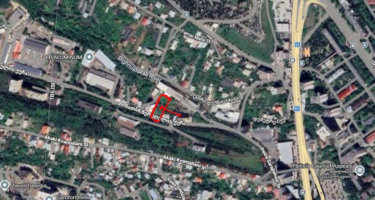 Земля в Тбилиси, Грузия, 1 910 м² - фото 2