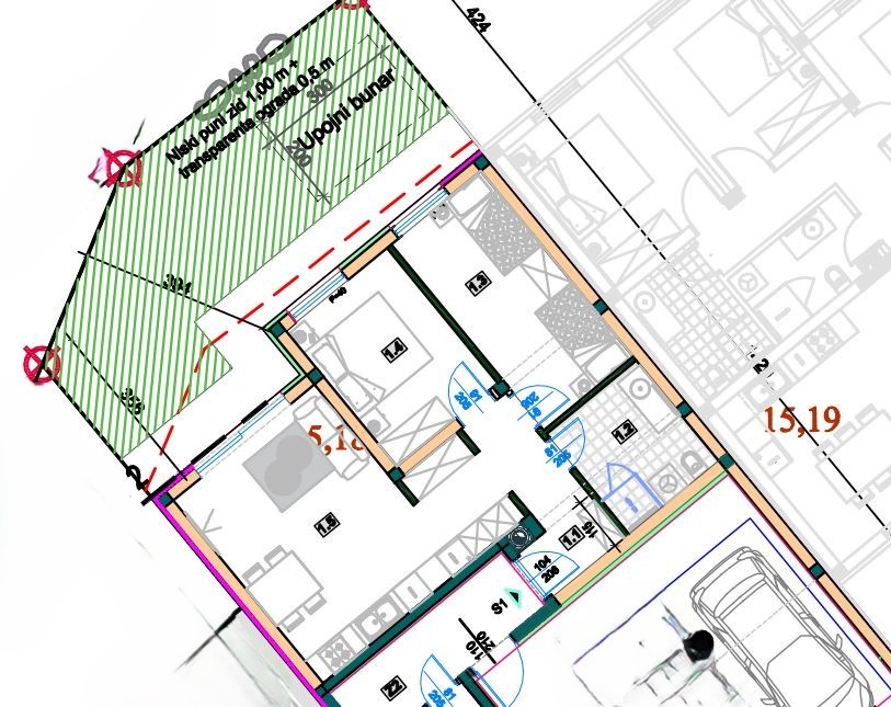 Квартира в Медулине, Хорватия, 64.85 м² - фото 4