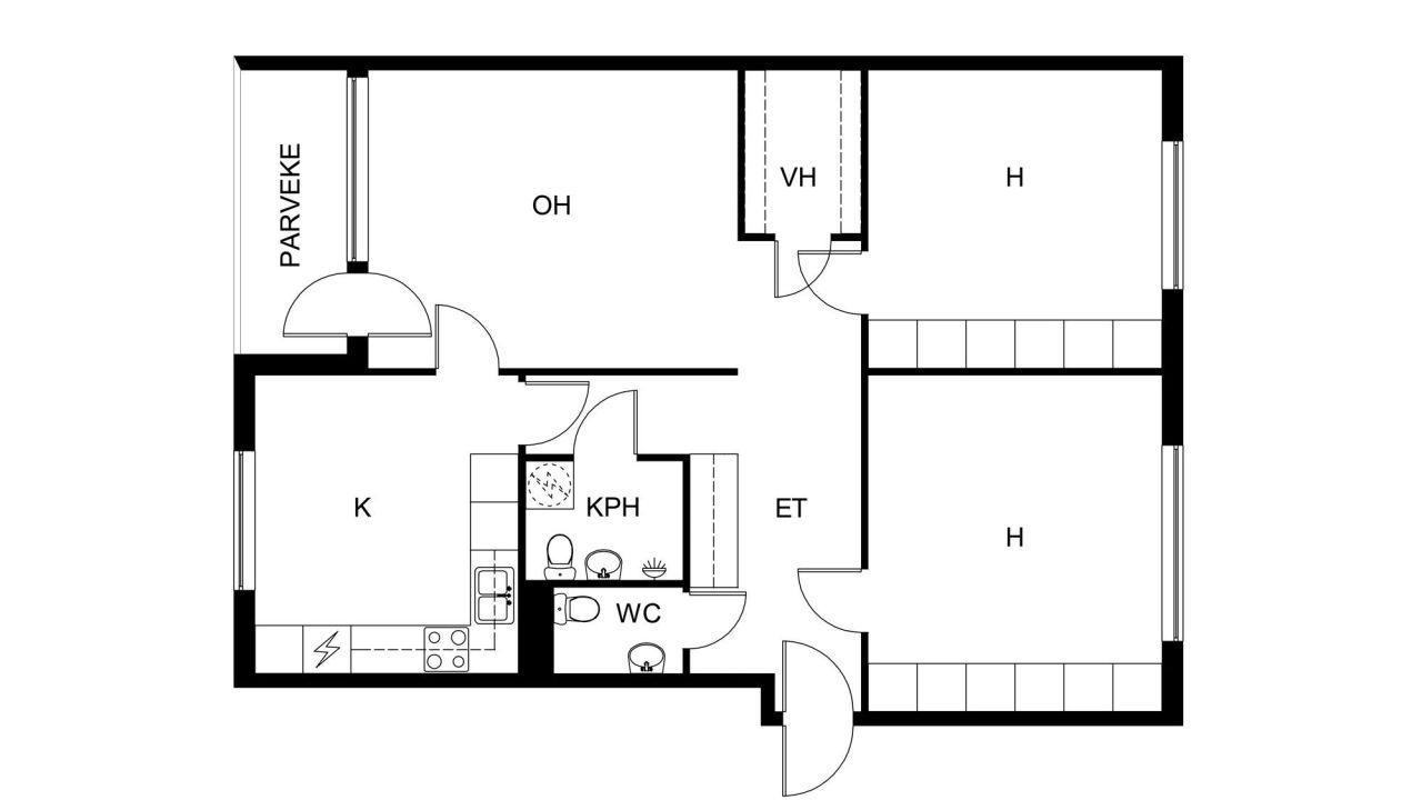 Квартира в Хейнола, Финляндия, 77 м² - фото 2