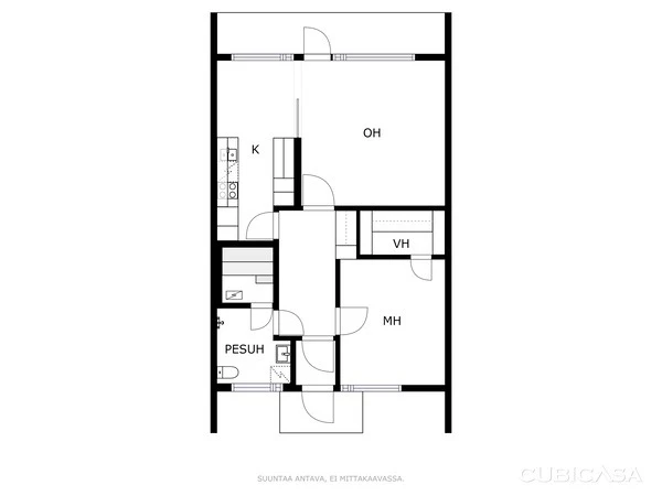Таунхаус в Кангасниеми, Финляндия, 61 м² - фото 3