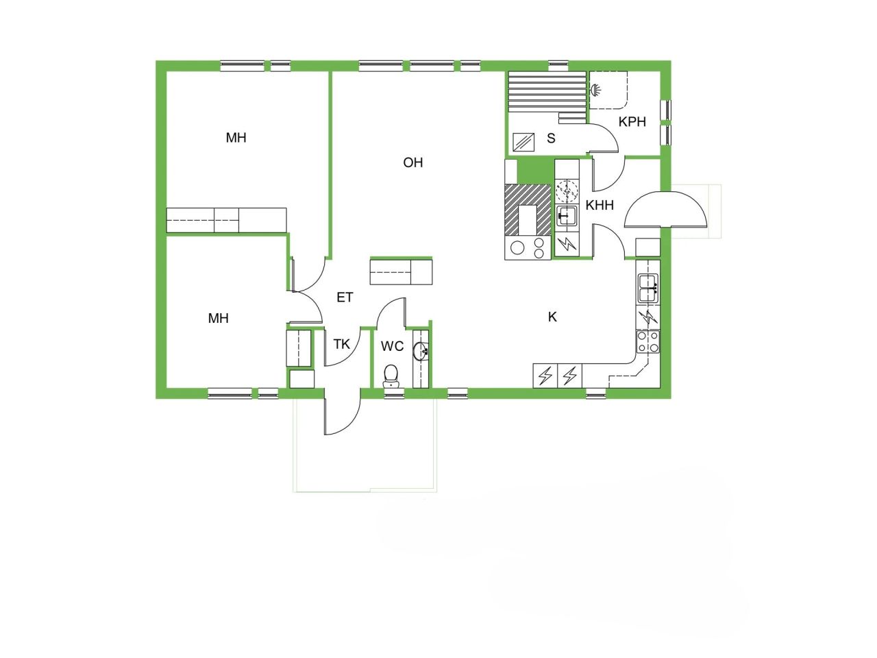 Дом в Пиексямяки, Финляндия, 87 м² - фото 2