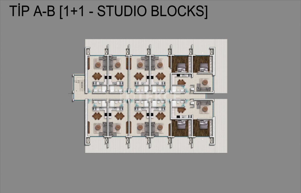 Апартаменты в Газимагусе, Кипр, 60 м² - фото 12