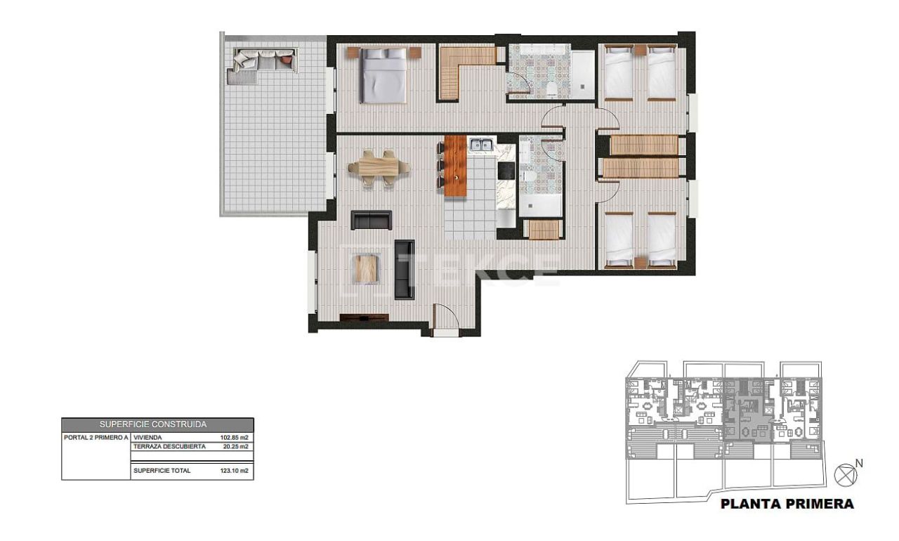 Пентхаус в Касаресе, Испания, 95 м² - фото 19