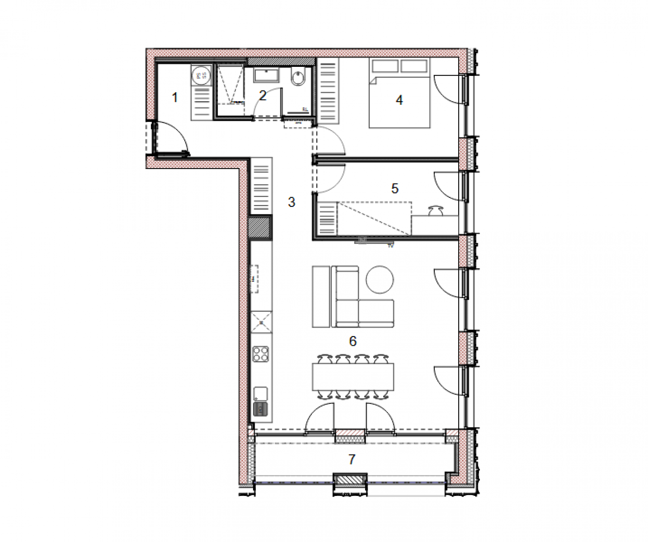 Квартира в Любляне, Словения, 88 м² - фото 19