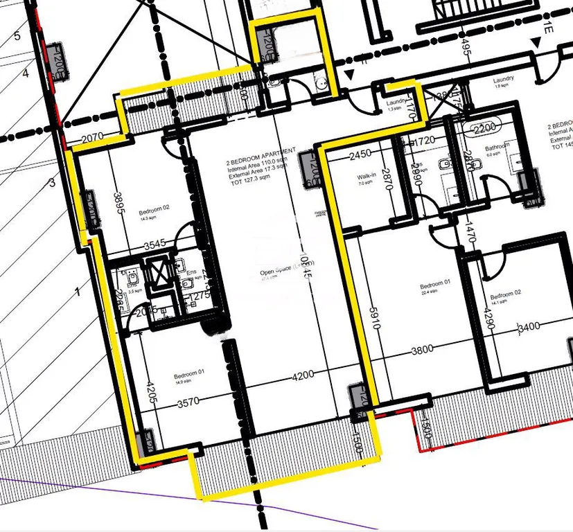 Квартира в Сан-Лоренце, Мальта, 117 м² - фото 1