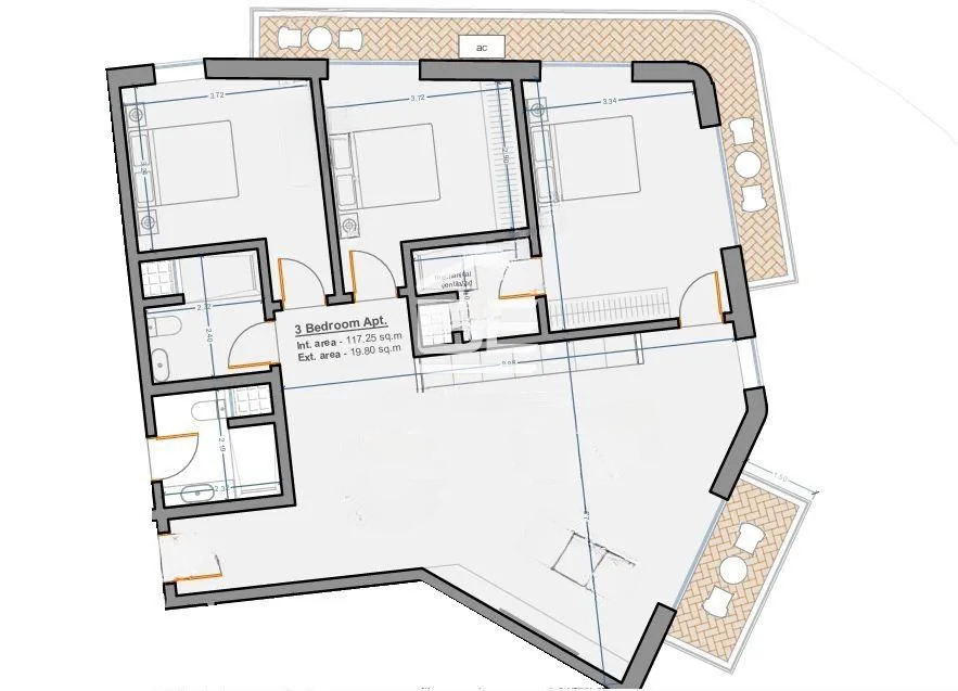Квартира в Таршине, Мальта, 137 м² - фото 2