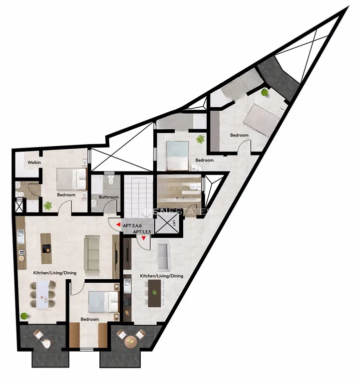 Квартира в Сан-Лоренце, Мальта, 90 м² - фото 2