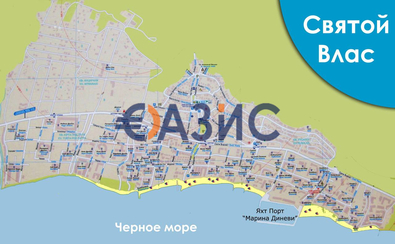 Апартаменты в Святом Власе, Болгария, 61 м² - фото 18