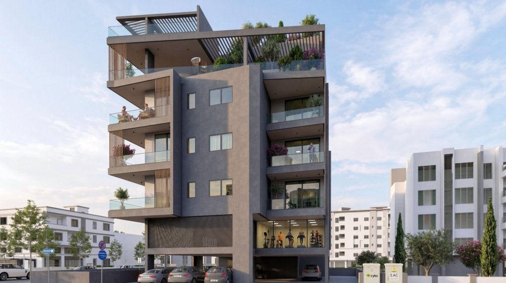 Апартаменты в Лимасоле, Кипр, 58.5 м² - фото 13