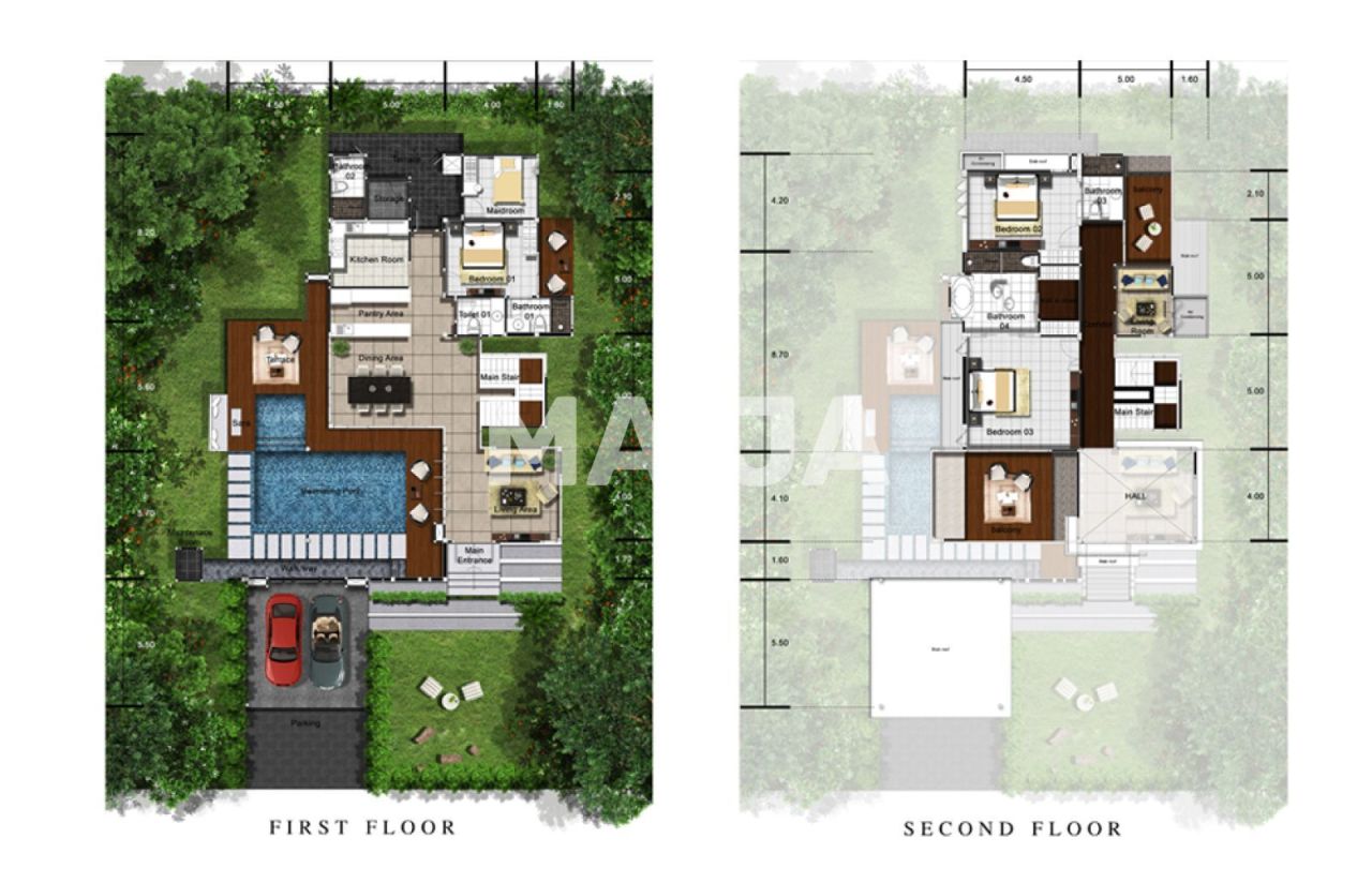Вилла в Сираче, Таиланд, 425 м² - фото 2