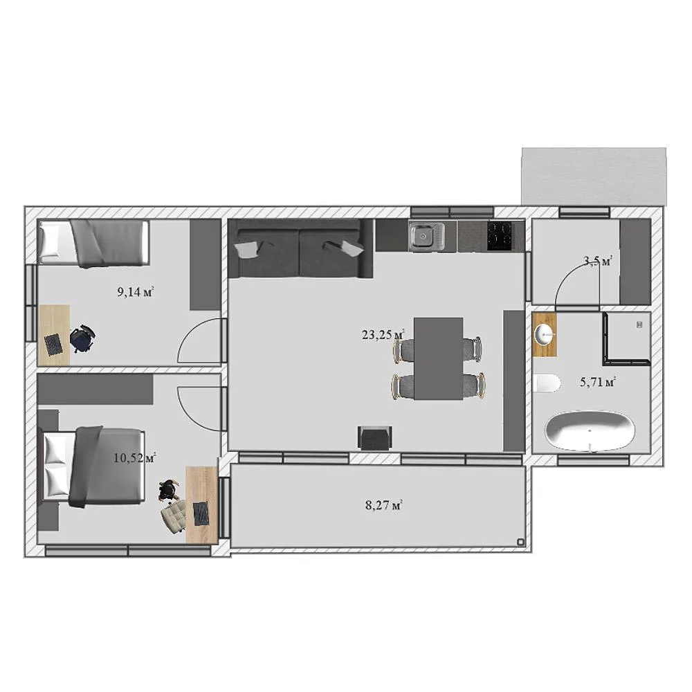 Вилла в Батуми, Грузия, 120 м² - фото 6