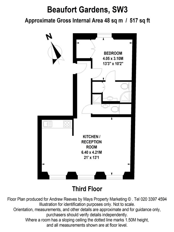 Квартира в Лондоне, Великобритания, 49 м² - фото 6