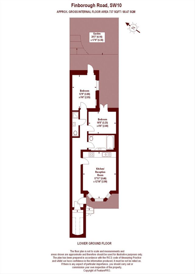 Квартира в Лондоне, Великобритания, 68 м² - фото 8