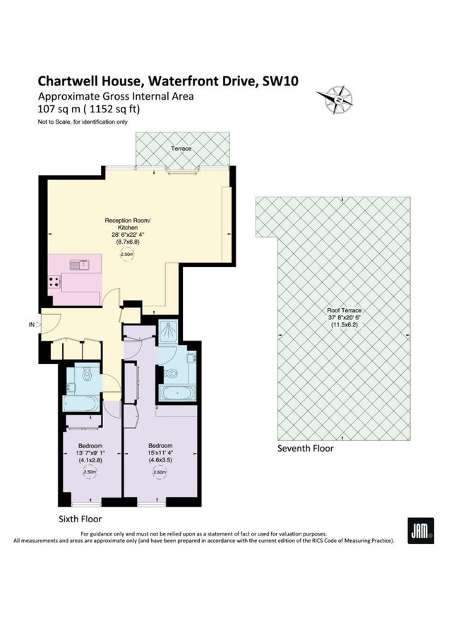 Квартира в Лондоне, Великобритания, 107 м² - фото 8