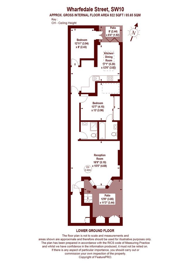 Квартира в Лондоне, Великобритания, 86 м² - фото 9