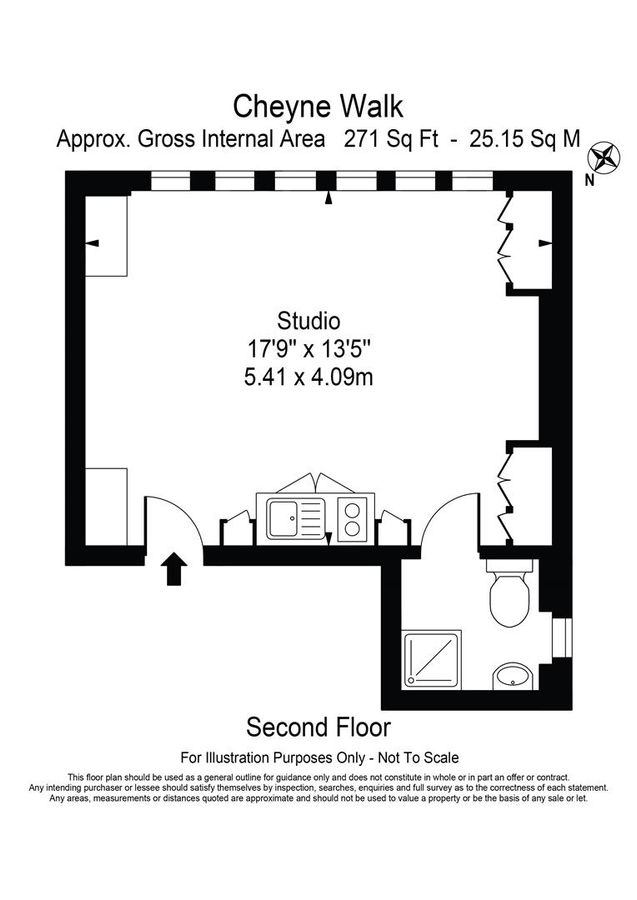 Квартира в Лондоне, Великобритания, 25 м² - фото 9