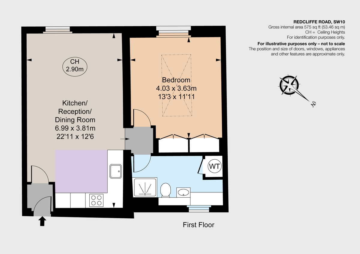 Квартира в Лондоне, Великобритания, 64 м² - фото 9
