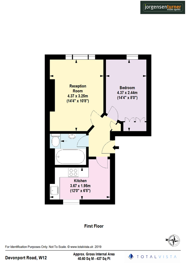 Квартира в Лондоне, Великобритания, 41 м² - фото 9
