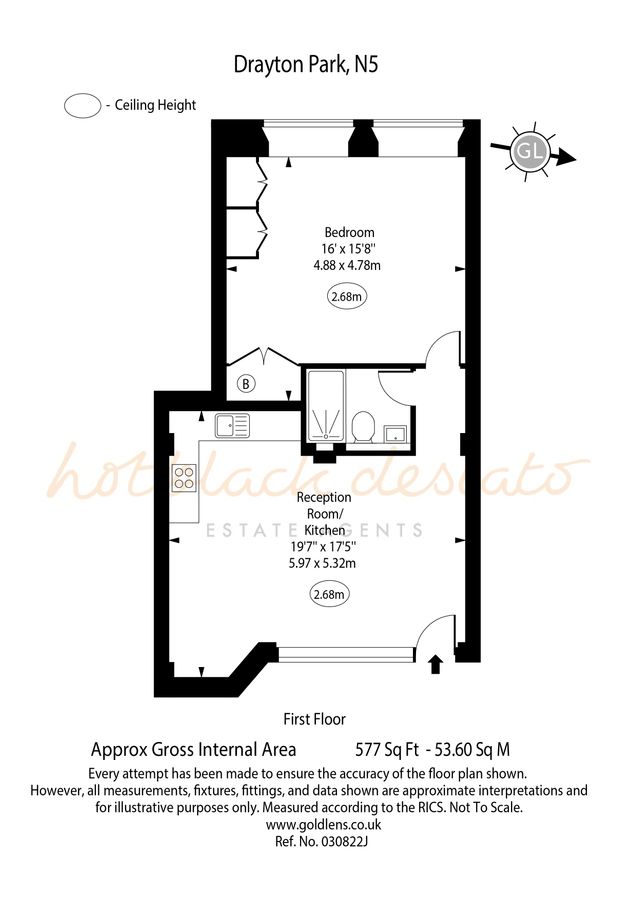 Квартира в Лондоне, Великобритания, 54 м² - фото 10