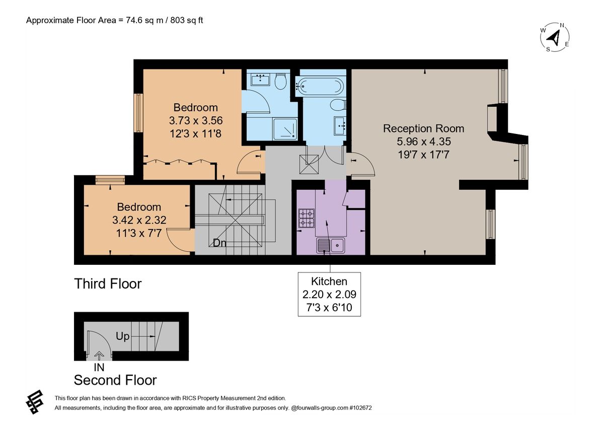 Квартира в Лондоне, Великобритания, 75 м² - фото 9