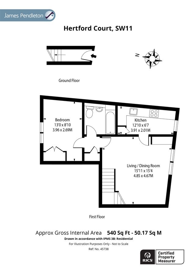 Квартира в Лондоне, Великобритания, 50 м² - фото 10