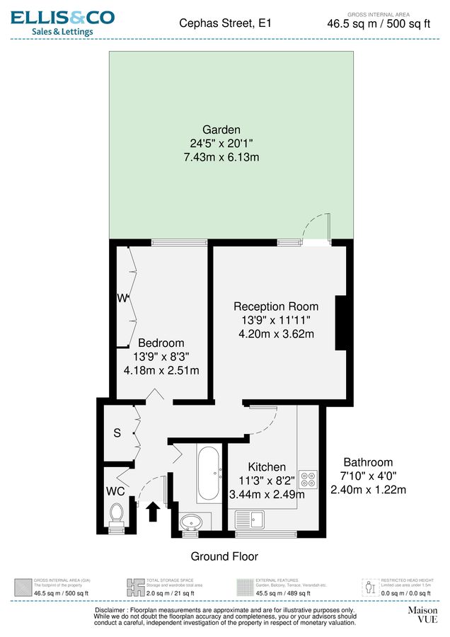 Квартира в Лондоне, Великобритания, 47 м² - фото 11