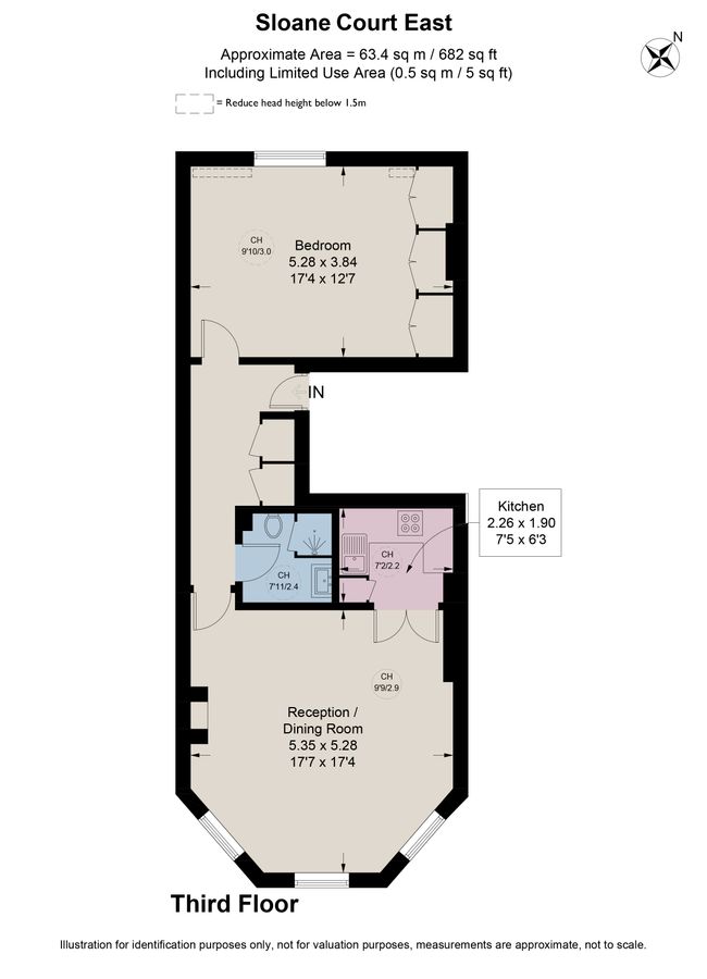 Квартира в Лондоне, Великобритания, 63 м² - фото 12
