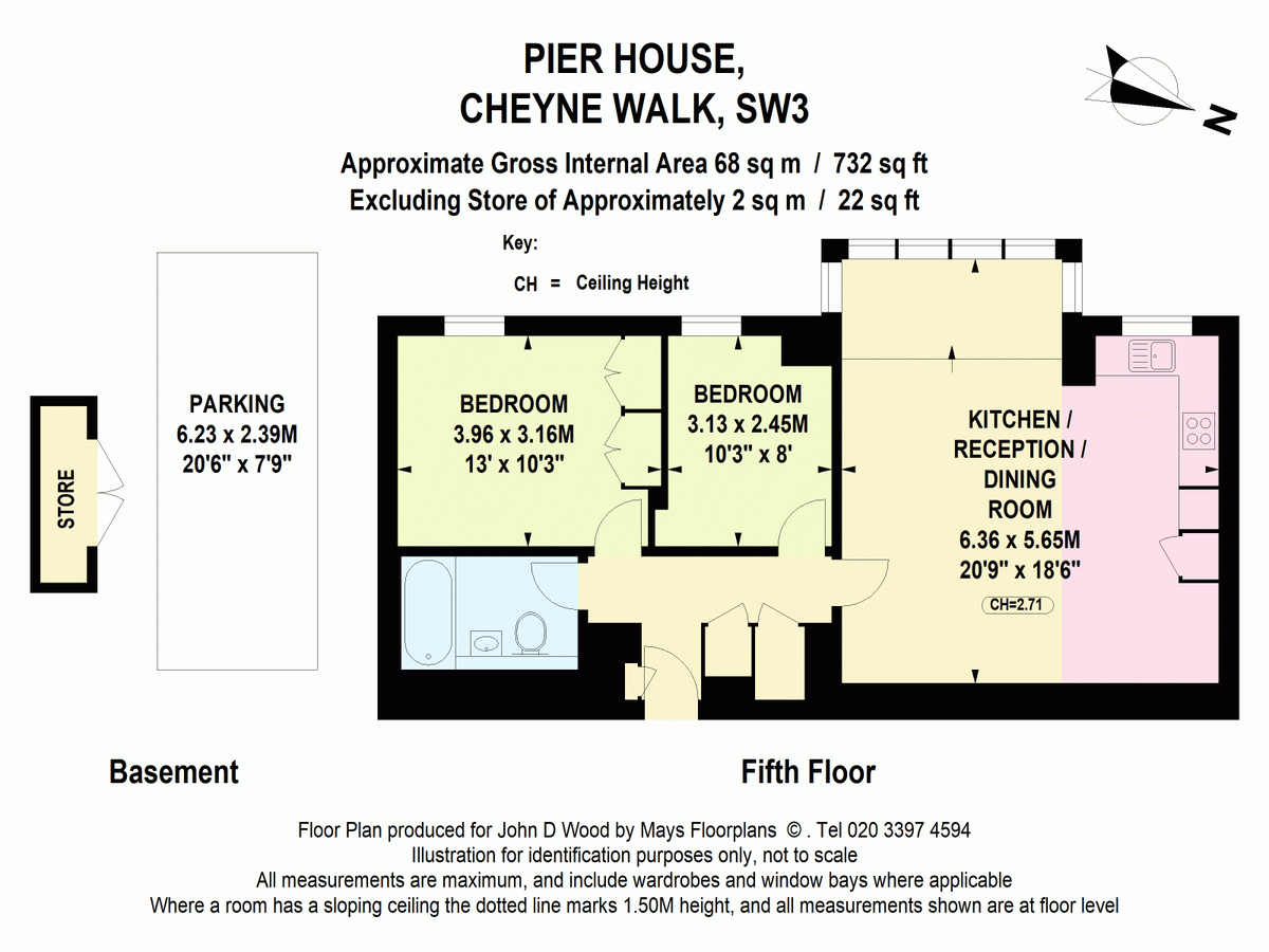 Квартира в Лондоне, Великобритания, 68 м² - фото 13
