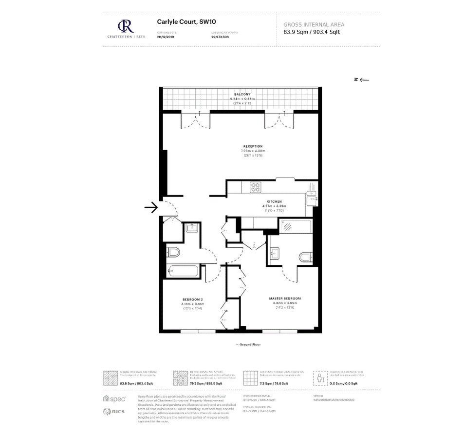 Квартира в Лондоне, Великобритания, 84 м² - фото 13