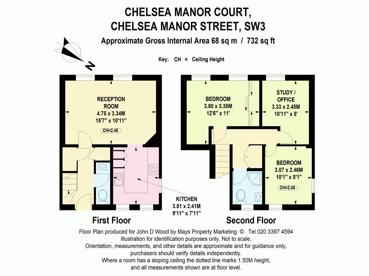 Квартира в Лондоне, Великобритания, 68 м² - фото 14