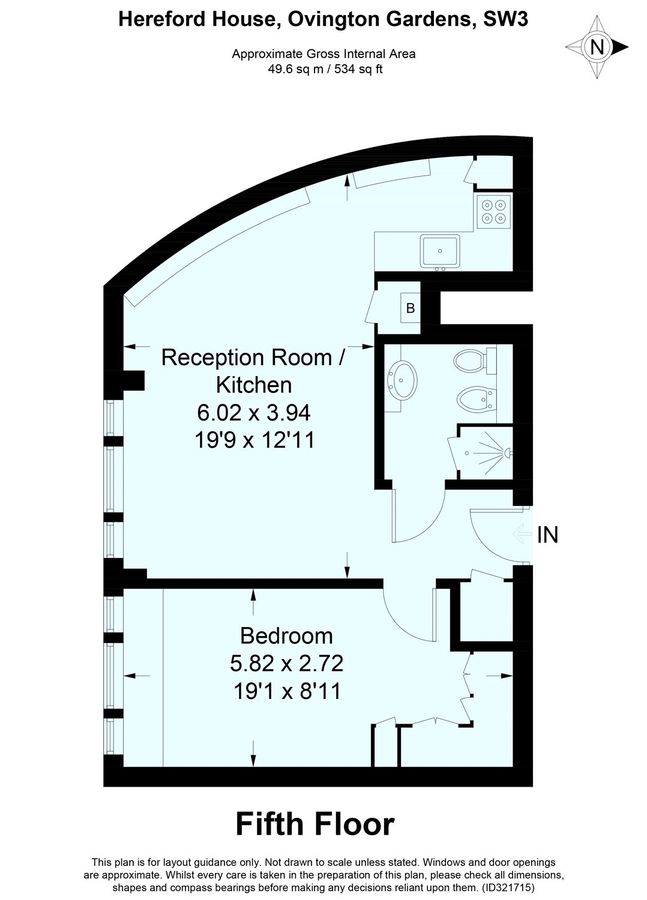 Квартира в Лондоне, Великобритания, 50 м² - фото 14