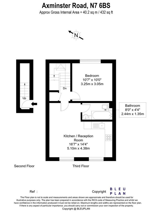 Квартира в Лондоне, Великобритания, 40 м² - фото 16