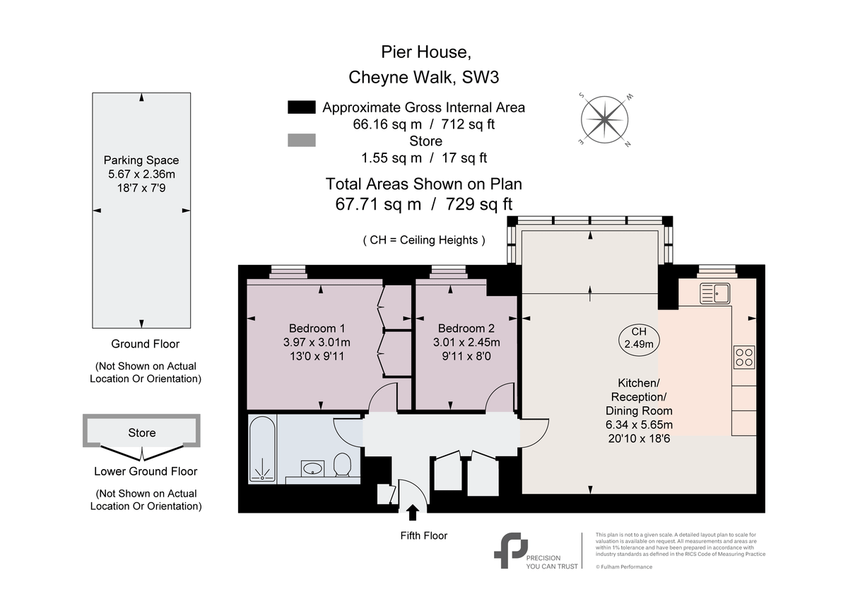 Квартира в Лондоне, Великобритания, 68 м² - фото 17