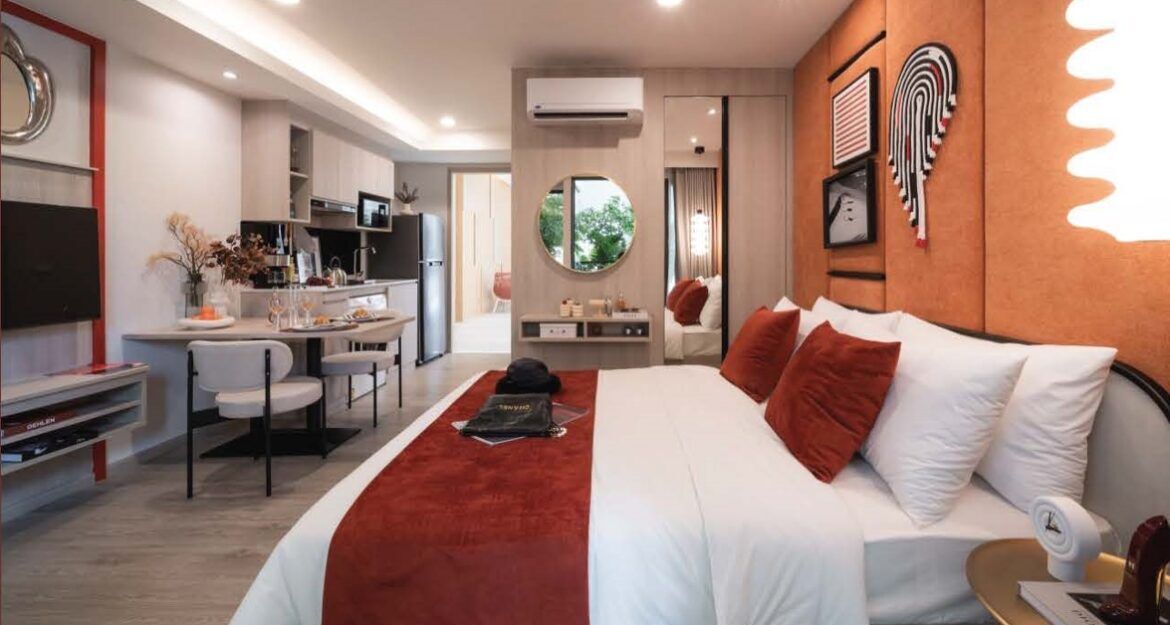 Апартаменты на пляже Ката, Таиланд, 30.4 м² - фото 4