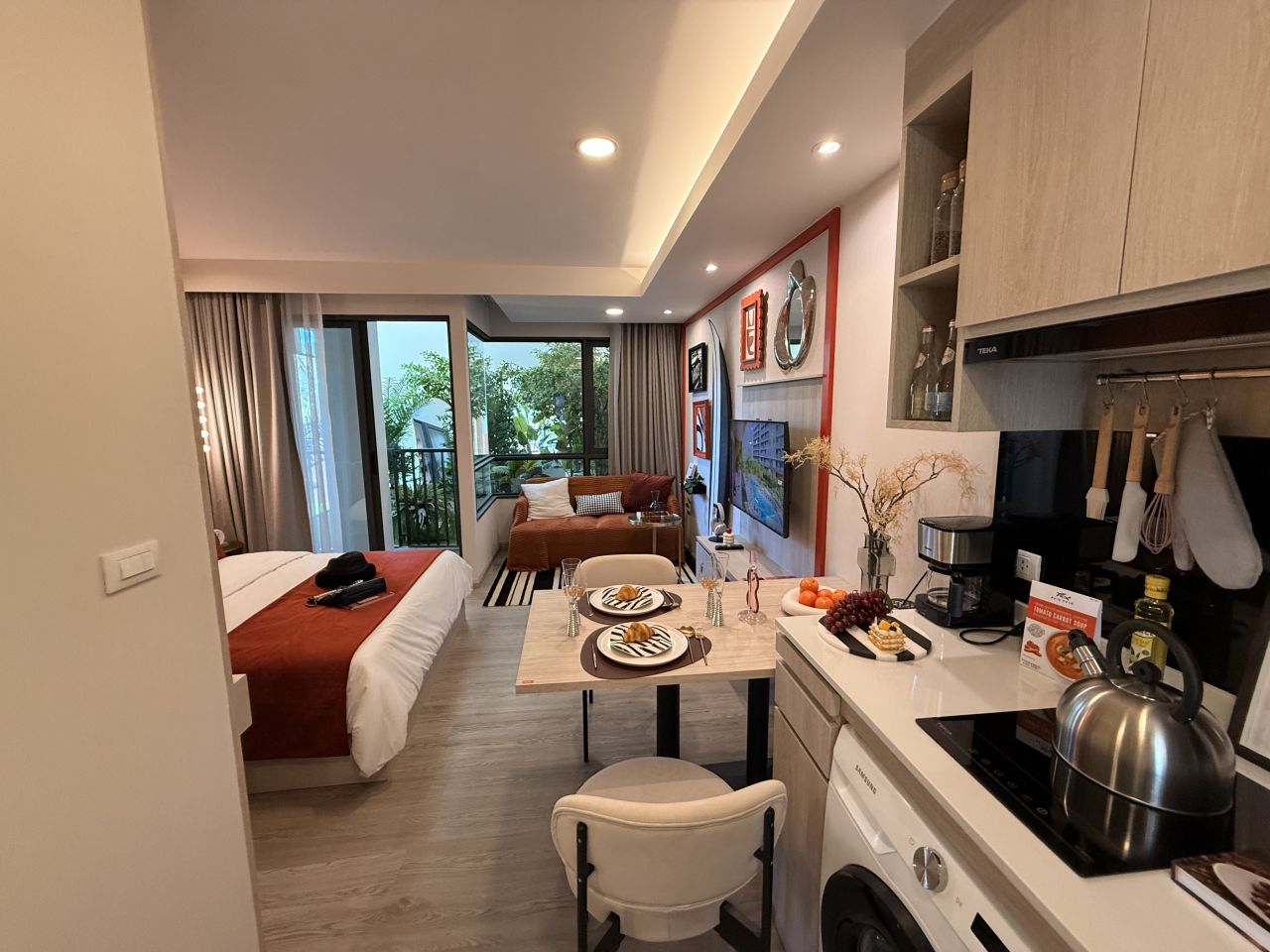 Апартаменты на пляже Ката, Таиланд, 30.4 м² - фото 8