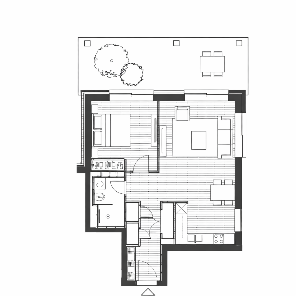 Апартаменты в Херцег-Нови, Черногория, 68 м² - фото 2