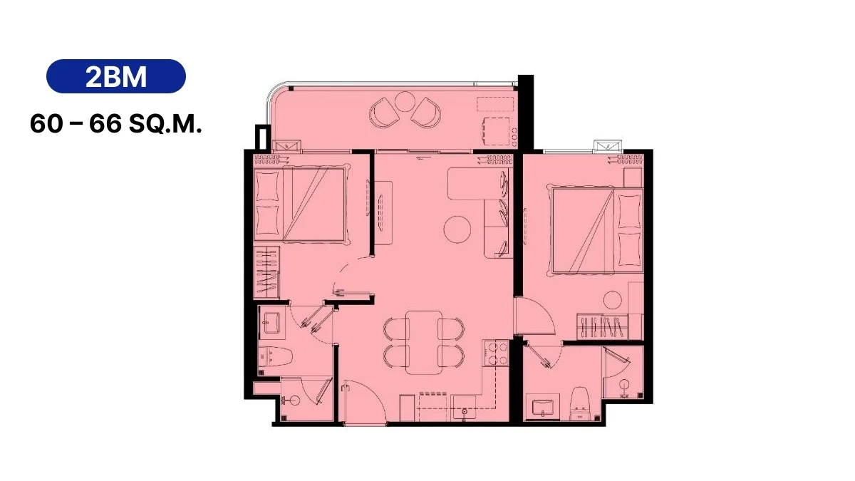 Квартира на острове Пхукет, Таиланд, 30 м² - фото 7