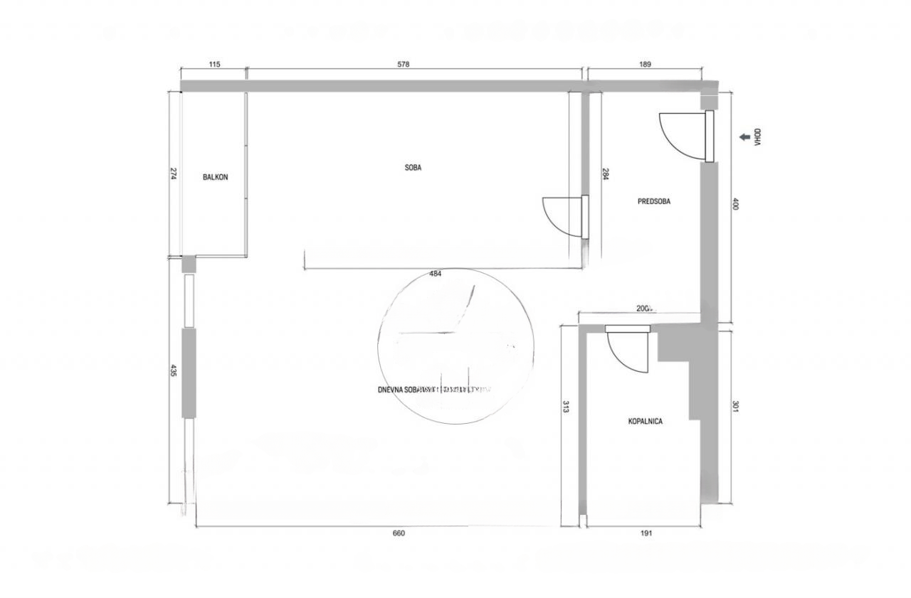 Квартира в Любляне, Словения, 60 м² - фото 1