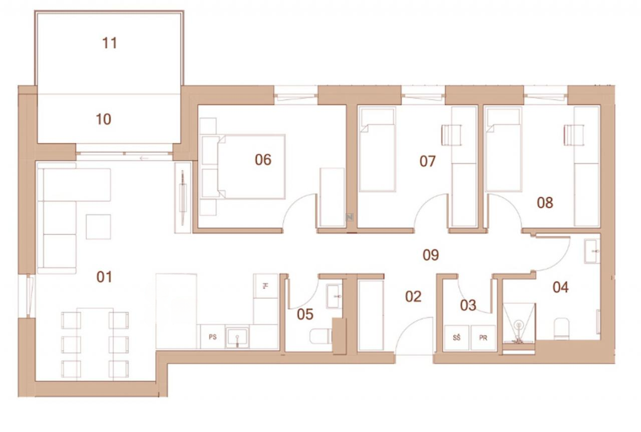 Квартира в Любляне, Словения, 93 м² - фото 1