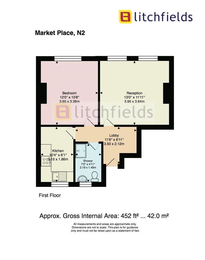 Квартира в Лондоне, Великобритания, 42 м² - фото 6