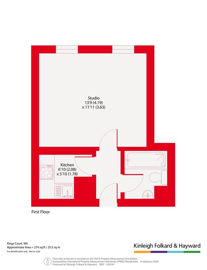 Квартира в Лондоне, Великобритания, 26 м² - фото 6
