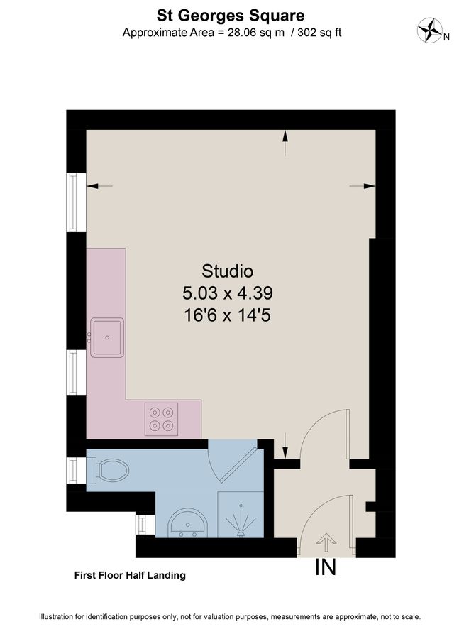 Квартира в Лондоне, Великобритания, 28 м² - фото 7