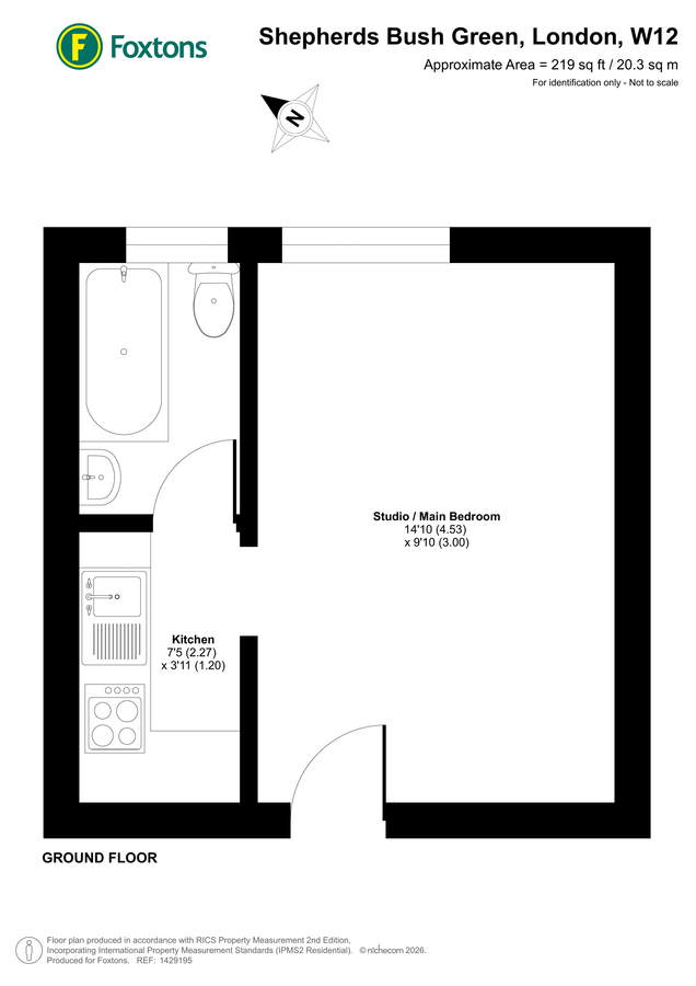 Квартира в Лондоне, Великобритания, 20 м² - фото 8