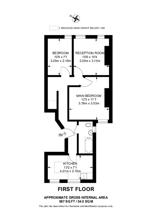 Квартира в Лондоне, Великобритания, 55 м² - фото 8