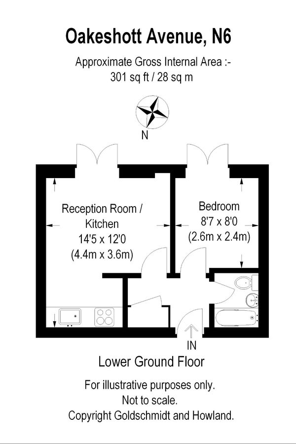 Квартира в Лондоне, Великобритания, 28 м² - фото 8